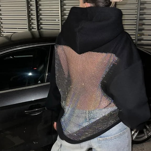 YueHuiYing Trendy Womens Oversized Hoodies Sweatshirts Fall Fashion Pullover Sweaters Winter Clothes With Sense Top