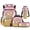 Donut Corgi Ice Cream Drip, variant on Yspwyqan Donut Corgi 4Pcs Kids Backpack Set with Lunch Box Pencil Case Water Bottle, Ice Cream Drip Multi-Pocket Lightweight Bags for Elementary Middle School