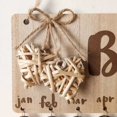 thumbnail image 4 of Tablero de recordatorio de días especiales de cumpleaños, decoración colgante para el hogar, tablero de calendario de madera, adorno colgante, decoración de Año Nuevo, 4 of 4