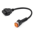 thumbnail image 4 of OBD2 Diagnostic Cable For Harley Davidson Motorcycle 6 Pin to 16 Pin Adapter, 4 of 5