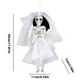 thumbnail image 2 of Fmlxio Halloween Decoration Skeleton,Halloween Skull Hanging Decoration Ghost House Halloween Skeleton Bride Groom Decoration Chamber Of Horror Bar Party Scene Decoration Trick Props on Clearance, 2 of 5