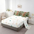thumbnail image 5 of Castle Fairy Highland Cow 7-Piece Twin Geometric Plaid Christmas Ultra Soft Bedding Set, 5 of 8