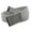 Gray, variant on Men's Distressed Silver Flip Top Military Belt Buckle with Canvas Web Belt Large Gray