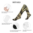 thumbnail image 5 of Lsque Epic Dragon Skull Scene Pattern Sport Compression Socks for Men & Women 15-20 mmHg Knee High Nurse Pregnant Running Medical and Travel Athletic, 5 of 6