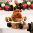 thumbnail image 2 of putnchl Christmas Candy Storage Basket Decoration Storage Basket Gift, 2 of 2