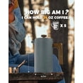thumbnail image 6 of POLIVIAR French Press Coffee Maker, 34 Ounce Coffee Press with Real Wood Handle, Double Wall Insulation & Dual-Filter Screen, Food Grade Stainless Steel for Good Coffee and Tea JX2023-FPLU, 6 of 7