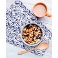 thumbnail image 3 of Purple Flower Pattern Kitchen Dish Towels for Drying Dishes Set of 2, Vintage Floral Botanical Simple Waffle Weave Microfiber Hand Tea Bathroom Towels Quick Dry & Absorbent Towel 12x12, 3 of 7
