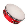 thumbnail image 2 of Tambourine Children Musical Educational Toy Wooden Hand Held Drum for Adults 6inch, 2 of 8