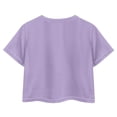 thumbnail image 2 of Uourmeti Girls Cat Crewneck T-Shirt Cute Short Crop Tops Flower Casual Sports Pullover Summer Short Sleeve Top Size 8-10, 2 of 6