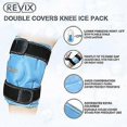 thumbnail image 2 of Ice Pack For Knee Pain Relief - Reusable Gel Ice Wrap For Leg Injuries, Swelling, Knee Replacement Surgery, Cold Compress Therapy, 2 of 3