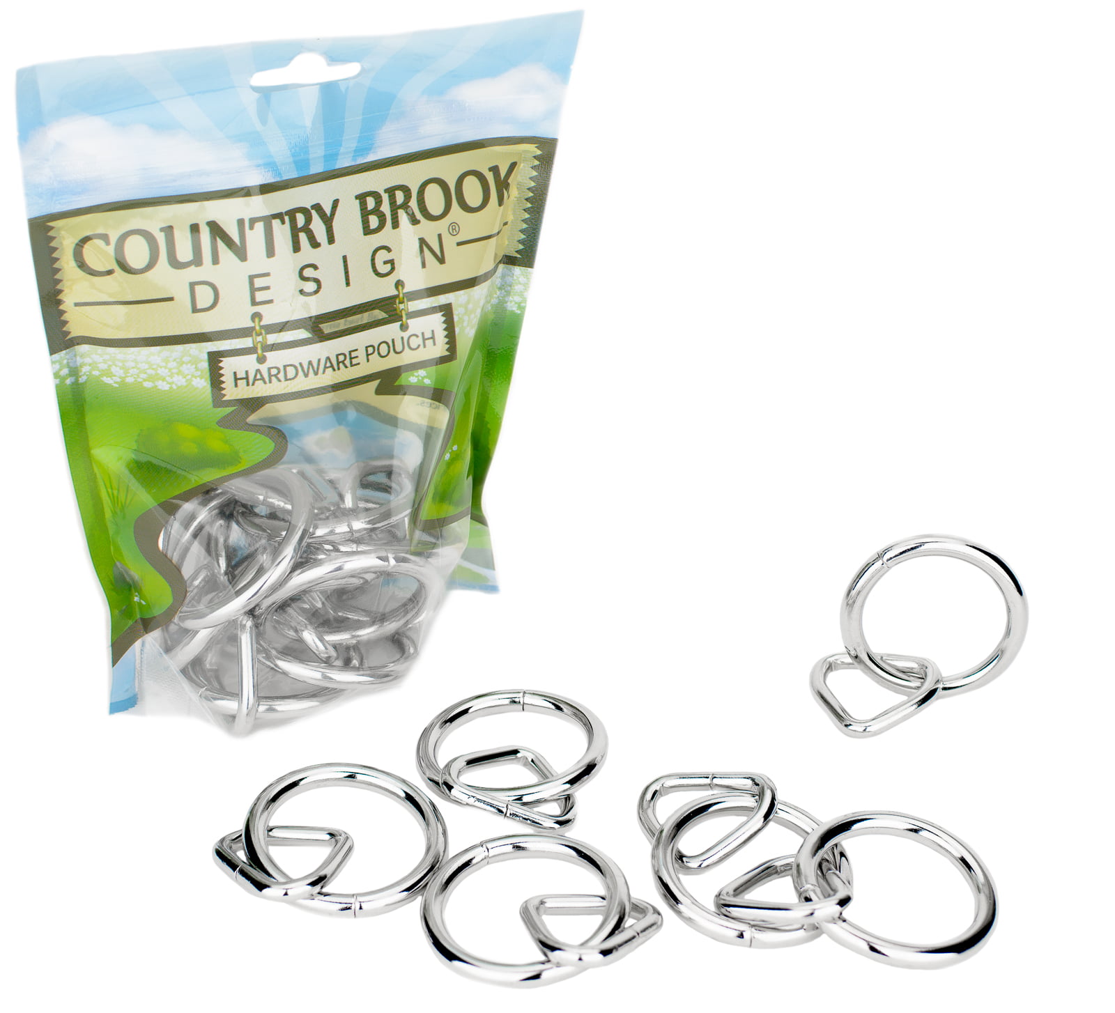 Country Brook Design® 1/2 Inch Welded D-Rings 10 