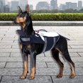thumbnail image 4 of Neinkie Pet Life Jacket with Rescue Handle Quick Release Adjustable Safety Buckle Waterproof Swimsuit Superior Buoyancy Dog Life Safety Vest Swimming Clothes for Large Medium Small Dogs, 4 of 8