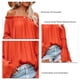 thumbnail image 5 of Blusa acampanada de manga larga con hombros descubiertos, ligera, transpirable, Tops de moda para mujer, 5 of 6