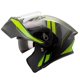 thumbnail image 3 of Casco RODA RUSH Amarillo/Negro Mate Krudo Abatible SVS XL, 3 of 4