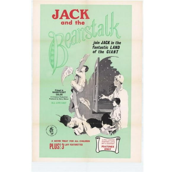 Posterazzi MOVEH5278 Jack & the Beanstalk Movie Poster - 27 x 40 in.