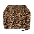 thumbnail image 2 of TSOVTHRID Brown Leopard Print 2 Slice Toaster Cover with Drawstring Easy to Use, Dust Protection Bread Maker Covers Toaster Oven Cloth Protector, 2 of 8