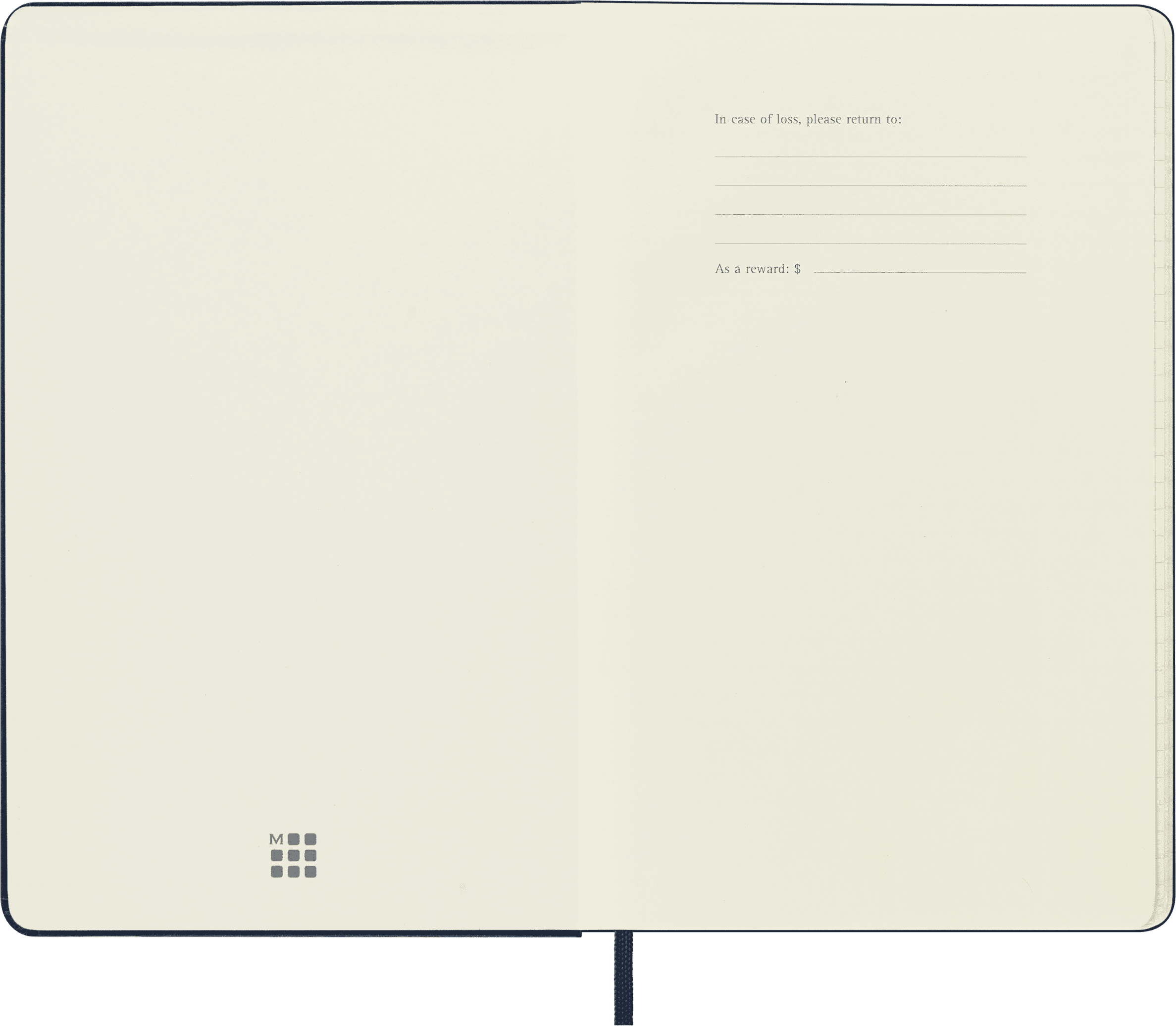 Moleskine Classic Ruled Large Writing Notebook, Hard Cover, Sapphire Blue, 5x8.25