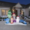 thumbnail image 2 of Gemmy Rudolph The Red Nosed Reindeer Island Of Misfit Toys Scene Airblown Yard Inflatable, 84.65", 2 of 2