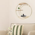 thumbnail image 3 of 3-Tier Round+ Moon Storage Display Rack Storage Display Rack Wall Mounted Shelf 10*29cm for Living Rooms, Bedrooms, Kitchens, 3 of 22