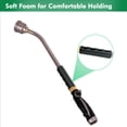 thumbnail image 3 of Restmo 24 Inch Metal Watering Wand, Gentle Shower Sprayer with Thumb Flow Control, Heavy Duty Garden Hose Wand for Hanging Baskets, Shrubs, Flowers, Brown, 3 of 7