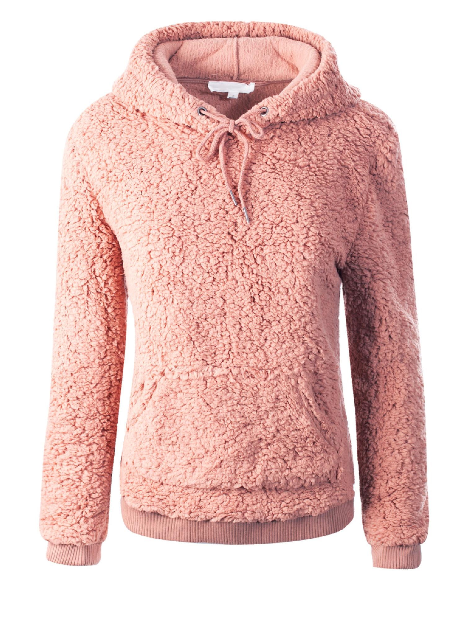 mauve sherpa pullover