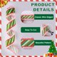thumbnail image 3 of CHAO Rollos de Cinta de Navidad con Alambre, 6,3 cm de Ancho 11 m, Cintas de Navidad para Bricolaje Cinta de Poliéster para Árbol de Navidad Bordes Ventisqueros Cintas de Navidad Rojas, Verdes y Blanc, 3 of 5