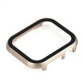 thumbnail image 2 of Tempered Glass Film Metal Cover for Apple Watch 7 SE 6 5 Case 41mm 45mm 44mm 40mm 42mm 38mm Aluminum Screen Protector Accessories for iWatch Series 4 3 2 1, 2 of 8