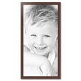 thumbnail image 2 of ArtToFrames 23" x 47" Honors Mahogany with Gold Picture Frame, 23x47 inch Brown Wood Poster Frame (WOM-5156), 2 of 7