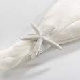 thumbnail image 4 of SARO NR079.W Collection Neptune Serviette Anneau Blanc - Ensemble de 4, 4 of 4