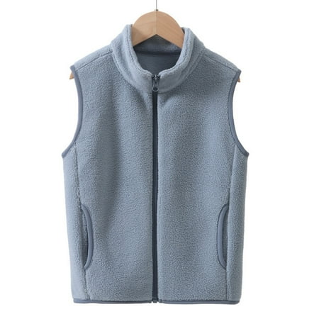 Teen Fleece Vest Sleeveless Jacket Outerwear Jackets & Vests Winter Vest Teen Vest Girl 13-14 Years