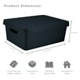 thumbnail image 4 of Simplify Medium Vinto Storage Box with Lid in Charcoal, 4 of 5