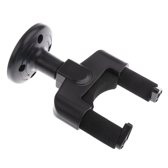 Plástico Ukelele Suspensiónes Auto Bloqueo de Seguridades Soportes de Montajes Paredes Negro Sunnimix Ukulele Wall Hanger