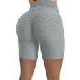 thumbnail image 2 of Yoga Pants Wrinkled High Waist Hip Stretch Running Fitness Yoga Biker Shorts Womens Pants, 2 of 5