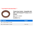thumbnail image 2 of Timing Cover Gasket - Compatible with 2001 - 2010 Chrysler PT Cruiser 2.4L 4-Cylinder 2002 2003 2004 2005 2006 2007 2008 2009, 2 of 2