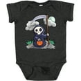 thumbnail image 3 of Inktastic Halloween Trick or Treating Cute Grim Reaper Boys or Girls Baby Bodysuit, 3 of 5