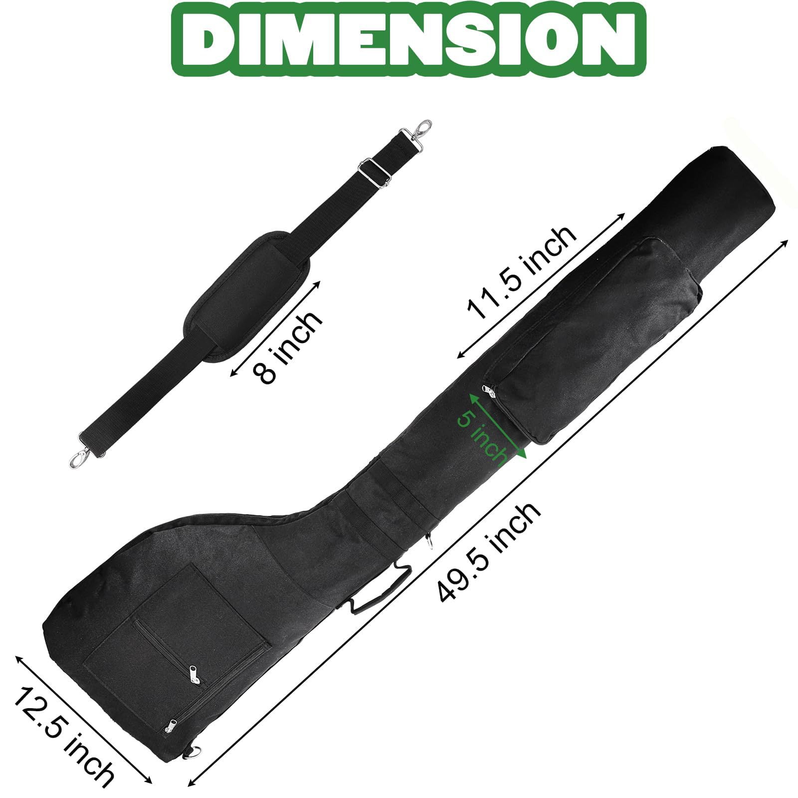 Golf Club Bag, Portable Foldable Golf Club Travel Bag Waterproof Mini Carry Golf Bags for Women, Men