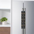 thumbnail image 3 of NETILGEN Moon Star and Sun Black Refrigerator Door Handle Covers 2 PCS Set, Non-slip Kitchen Appliance Decorative Mat for Fridge Dishwashers Microwave Home Indoor Kitchen Decoration, 3 of 6