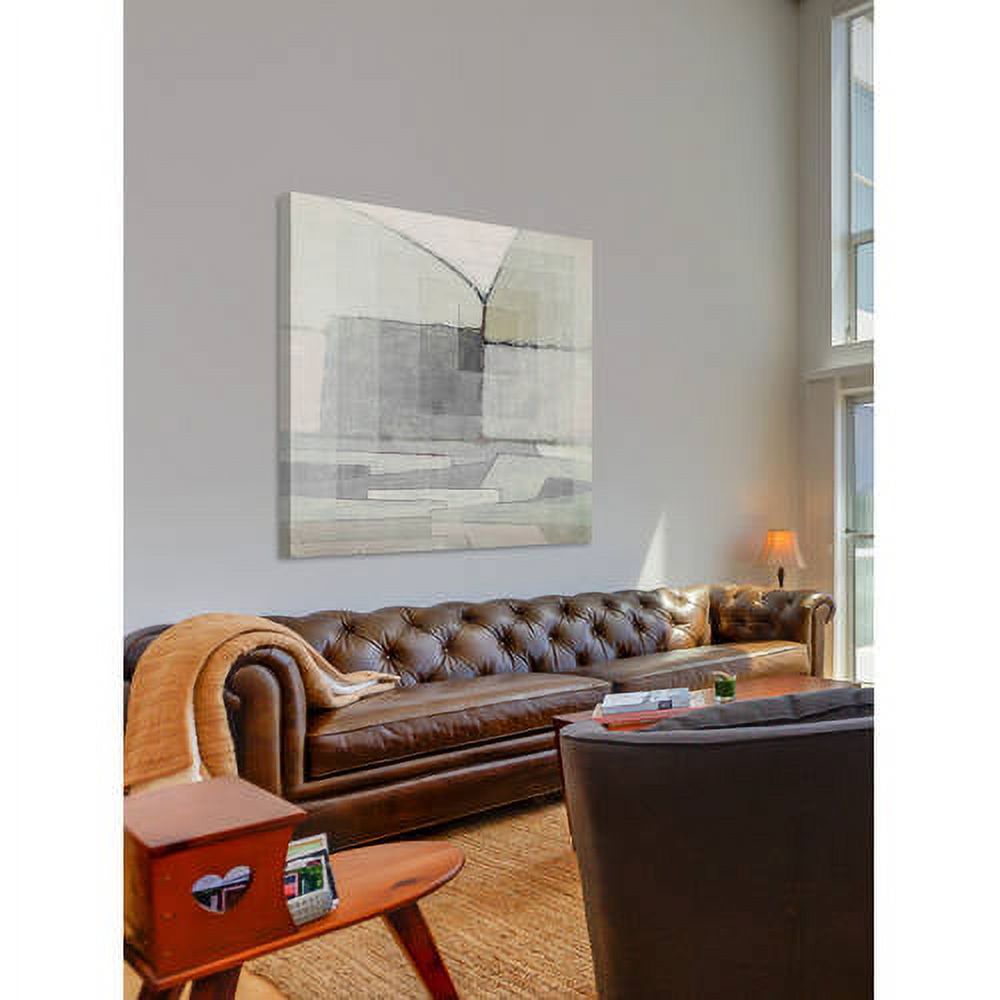 "Squares Layered" Painting Print on Wrapped Canvas