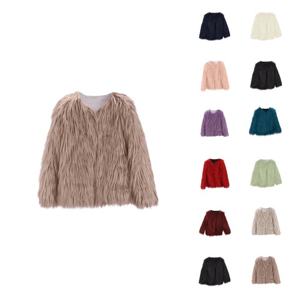 Girls' Fashion Girls Sets Kids Baby Girls Children Winter Coat Jacket Thick Warm Outwear Clothes