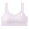 thumbnail image 2 of Bxsruta Teen Girls Wirefree Cotton Padded Training Bra Soft Breathable First Bra for Adolescents Daily Wear Medium Support, 2 of 7