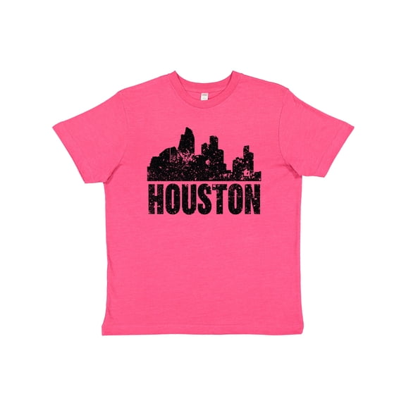 Inktastic Houston Skyline Grunge Youth T-Shirt