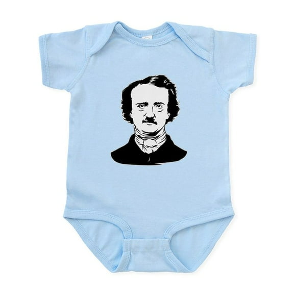 CafePress - Edgar Allen Poe Infant Bodysuit - Baby Light Bodysuit, Size Newborn - 24 Months