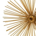 thumbnail image 5 of DecMode Gold Metal 3D Short Spike Starburst Wall Decor (3 Count), 5 of 14