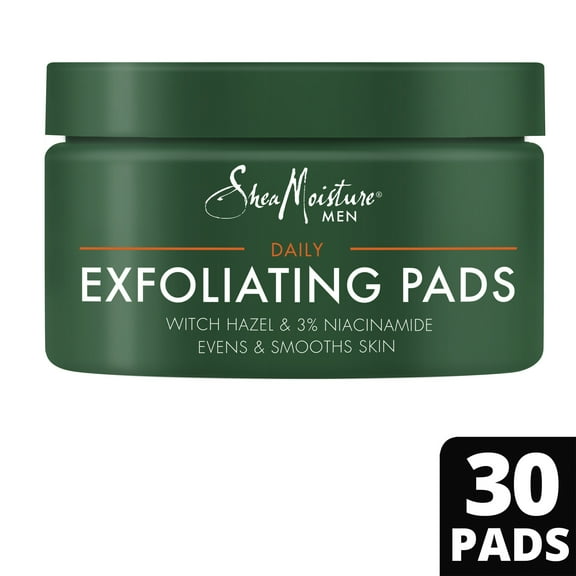 SheaMoisture Men Daily Exfoliating Pads Exfoliating Face Pads, , 30 Pads