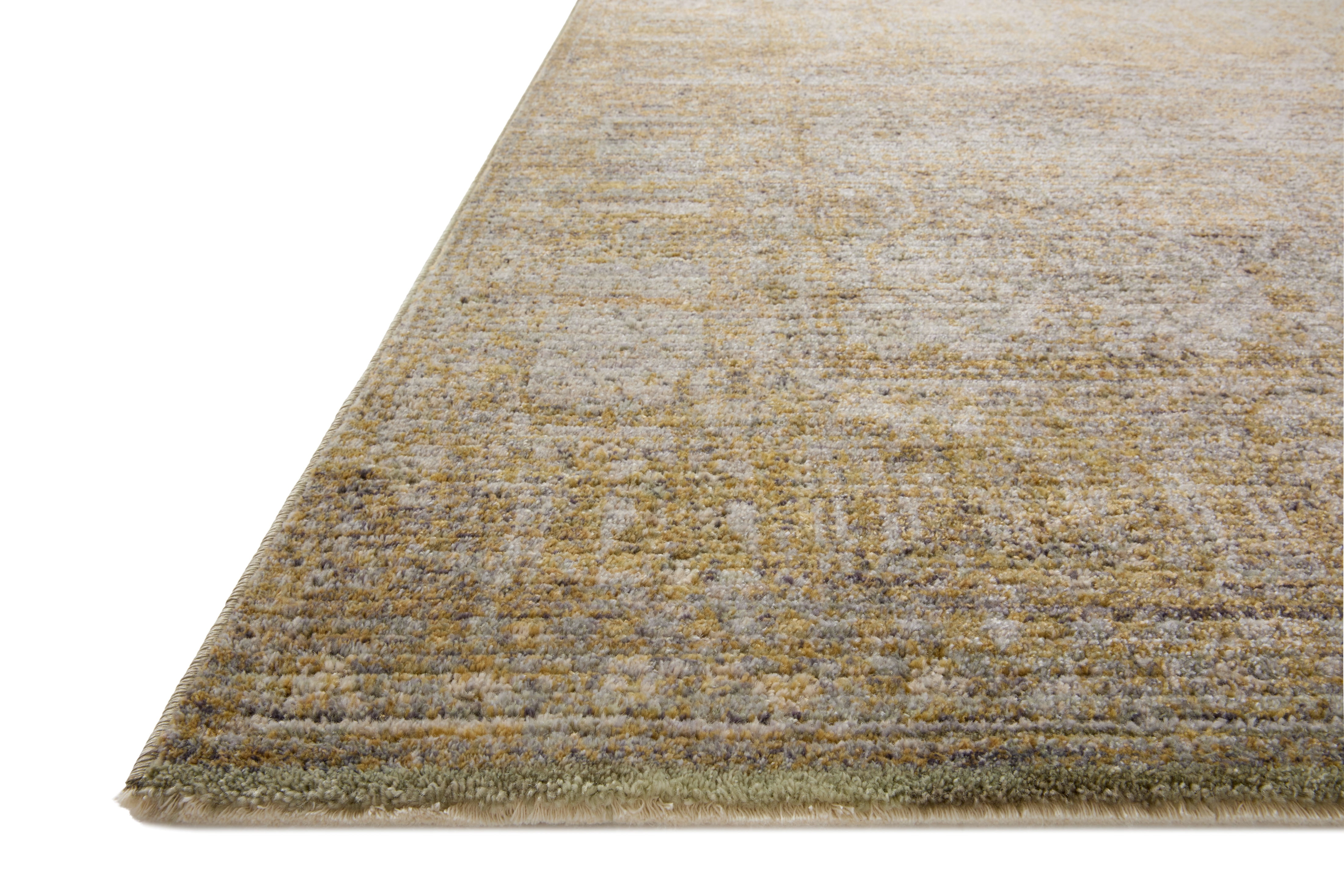 Jean Stoffer x Loloi Bradbury Dove / Gold 2'-6" x 12'-0" Runner Rug