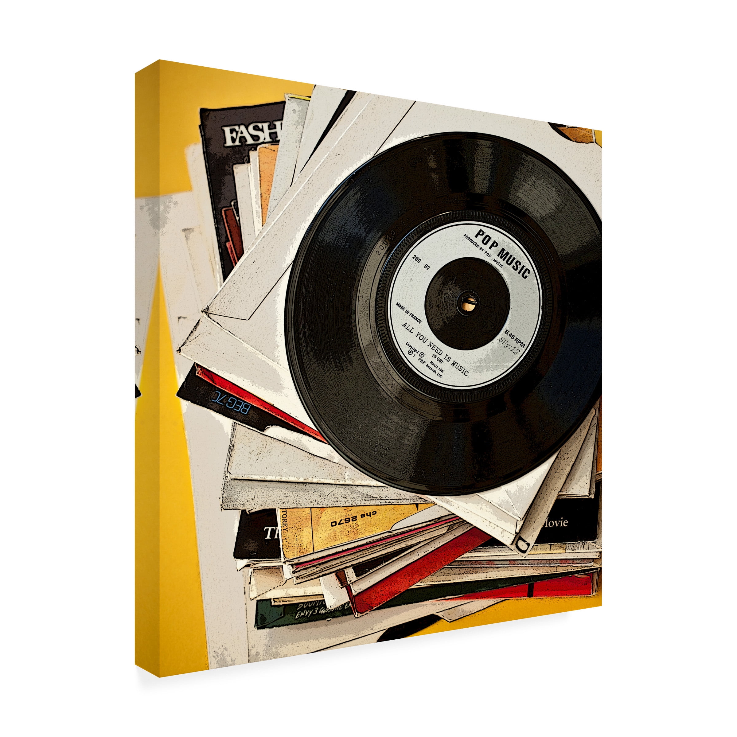 Symposium Design 'Pop Music' Canvas Art