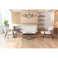 thumbnail image 4 of HomeRoots 395026 32.9 x 27.2 x 32.1 in. Rocky Arm Chair, White, 4 of 9
