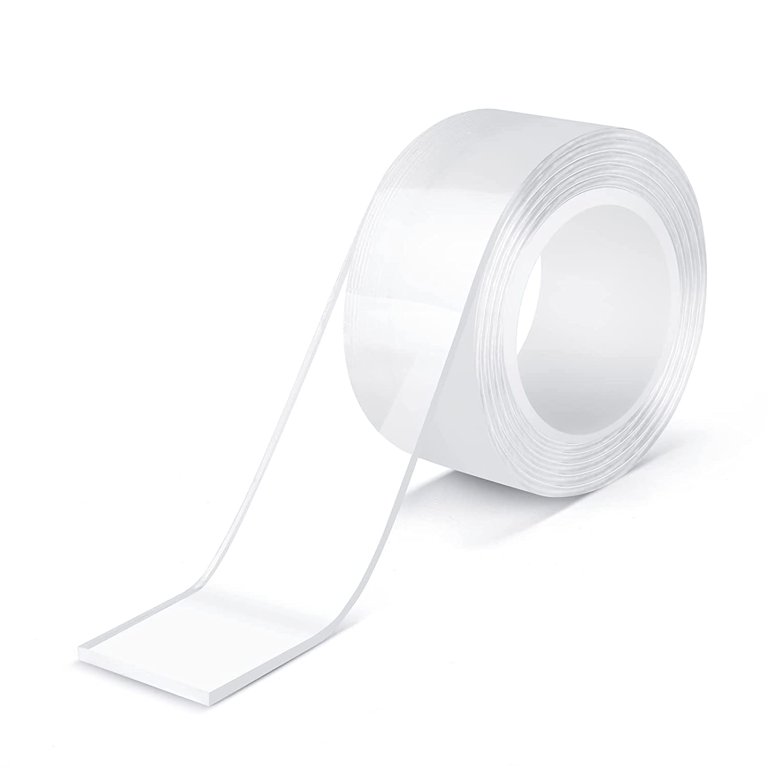 Double Sided Tape Transparent Tape, Strong Adhesive Nano Tape, Reusable and  Washable Multipurpose Mounting Tape. Tape for Furniture, Office and