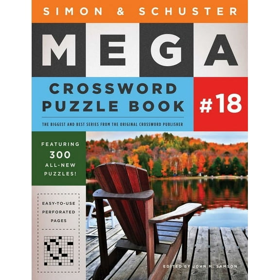 S&s Mega Crossword Puzzles Simon & Schuster Mega Crossword Puzzle Book #18, Volume 18, Book 18, (Paperback)