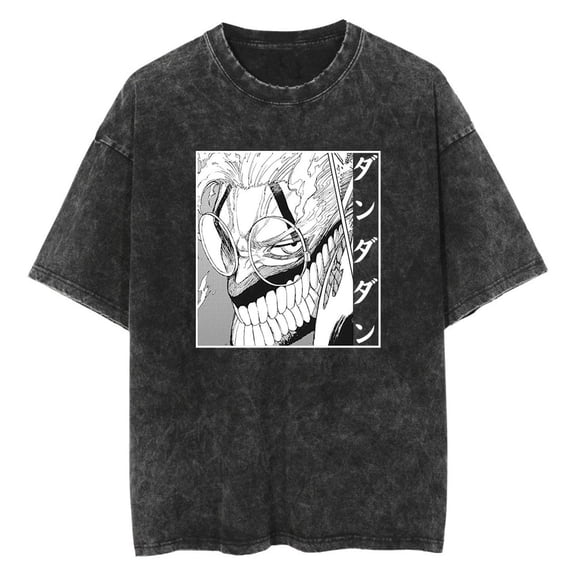 Dandadan Washed Vintage Style Anime Merch Short Sleeve T - shirt